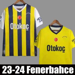 Qqq823 24 Fenerbahce Mens maglie da calcio Dzeko Crespo Arda Guler Kahveci Joao Pedro Batshuayi Szalai 2023 2024 Maglia da calcio casa lontano