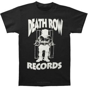 Mens tshirts engraçados camiseta de camiseta de novo tsshirt Row Death Records White Camise