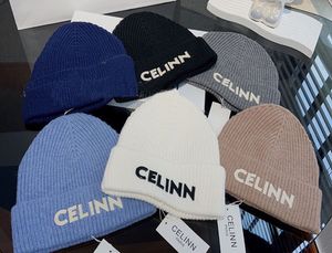 Desinger Brand Fashion Beanie Cappellini con teschio in lana 100% con cappelli con lettere Cappellini casual bianchi neri