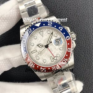 Super NF Factory Maker Ceramic Men's Watch 40mm Automatic Mechanical GMT Watch 126710 Cal.3285 Movement 904L Waterproof Sapphire rostfritt stål armbandsur