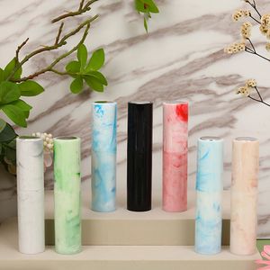 10ML Marble Pattern Rotary Perfume Bottle Glass Essential Oil Spray Bottle Portable Empty Cosmetic Bottles