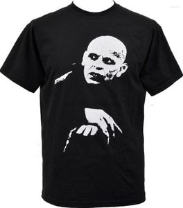 Men's T Shirts MENS BLACK T-SHIRT NOSFERATU VAMPIRE CLASSIC HAMMER HORROR CULT GOTH PUNK S-5XL