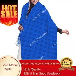 Scarves Personalized Printed Moving Sonics Shadow Pattern Scarf Women Men Winter Fall Warm Fashion Versatile Female Shawl Wrap