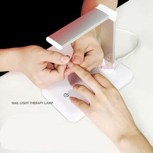 Nageltorkar fällbara LED uv gel nagellack torktumlare lampa Instant Soft Gel Nails Gel X Tips Manicure Machine Tool 10W 230403