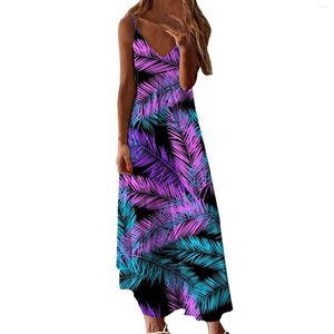 Abiti casual Abito da allattamento al seno per donna Moda stampata multicolore da spiaggia Maxi raccordo formale da cocktail serale