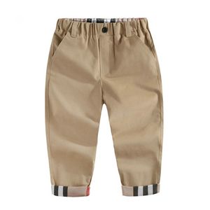 Fashion Spring Children Boys Brand Plaid Pants Casual Autumn Kids Clothing Newborn Baby Sports Trousers