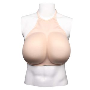 キャットスーツコスチュームスポンジチェストパッドコスプレライトクロドレッサー変装乳房の偽の仮名巨大胸トランスジェンダー