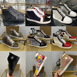 Luksusowe top czerwone sukienki Buts Bottoms Marki Outdoor Sport Sport Shark Sneakers dla mężczyzn kobiety swobodne mieszkania buty moda TVO