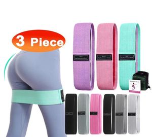 Motstånd Bands Fitness Booty Bandss Hip Circle Fabric Fitness Rubber Expander Elastic Band för Home Workout Training Equipment8263026