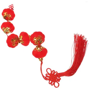 Cordas ano decoração pingente de parede borla ornamento festival suprimentos borlas chinesas decorações penduradas