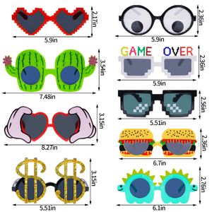 Party Decoration Luau Sunglasses Hawaiian Tropical Glasses Funny Summer Po Props Beach Favors Supplies Drop Delivery Amre6