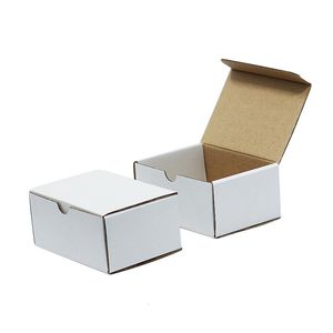 Подарочная упаковка 20шт картонная коробка картонная коробка 3 Слои Гофрированная Крафт Пэкап Упаков