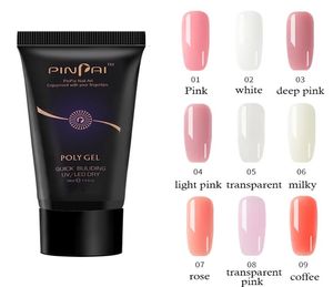 30 ml Poly Gel Paznokcie przedłużenie UV LED Exter Builder Paznokcie manicure żel akrylowy do budowy