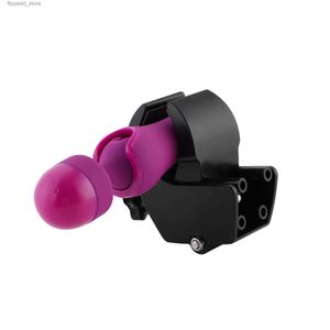 Outros itens de massagem Hismith Vibrador braçadeira produtos sexuais 3XLR máquina de sexo acessórios titular acessórios AV stick clipe adulto G-spot braçadeira brinquedos sexuais Q231104