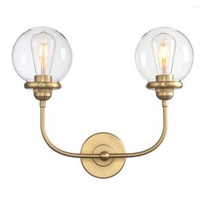 Vägglampan permo sconce 2- ljus fåfänga med 5,9 