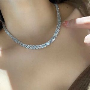 American Diamond Necklace Sets Jewelry Luxury Real Gold 18k Pure Custom Natural Pendants