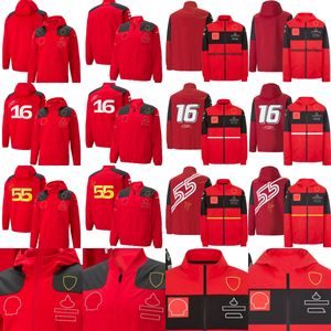 2022-2023 F1 Team Hoodie Jacket Formula 1 Racing Men's Windbreaker Jacket Spring and Autumn Fahion Windproof Zip Jacket Hooded Coat