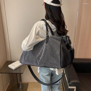 Seesäcke Tiptoegirls Mode Strass Reise Große Kapazität Frauen Tasche Unisex Gepäck Outdoor Handtaschen Nylon Falten