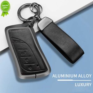 Ny läderlegering bilnyckel fob cover case shell för lexus nx es rc lx gx ux us är rx 200 250h 350h ls 450h 260h 300h ux200 keyring