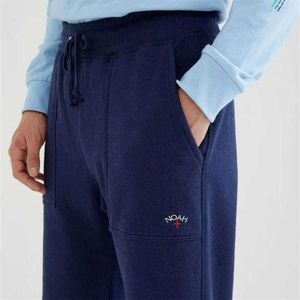 Hip-Hop toppkvalitet Noah Sweatpants män kvinnor jogger dragsko avslappnad byxor klassisk noah kärna broderi tröjor268y