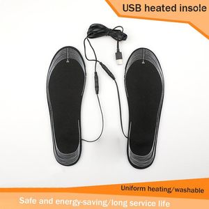 Sports Socks USB Rechargeable Electric Heating Insole Outdoor Cycling Camping Traveling Hiking Heater Cuttble Washable Thermal