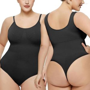 Kvinnors shapers m2ea kvinnor spaghetti rem body shaper traceless bantning bodysuit topp forma bulifter mage-kontroll camisole jumpsuits
