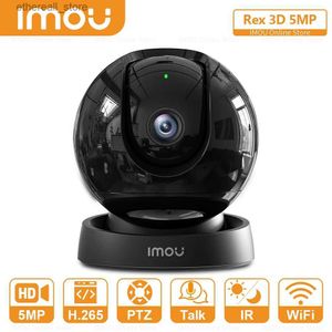 Baby Monitors IMOU rex 3D 5MP 실내 360WiFi 감시 카메라 베이비 모니터 보안 보호 감시 카메라 및 모바일 홈 Q231104보기