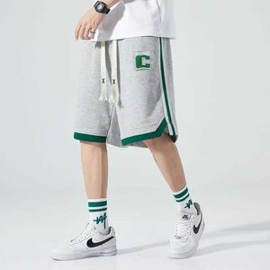 Męskie szorty męskie nowe spodenki na świeżym powietrzu Koreańskie harajuku High Street Half Pants Summer Casual Gray Shorts for Men Basketball Shorts Mężczyźni Z0404