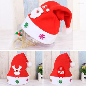 Christmas Decorations 2023 1Pc Kids Santa Snowman Hat Baby Boys Girls Cute Reindeer Year Gifts Caps Beanie For Children