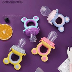 PACIFIERS# Baby Fruit Feeder Pacifier Fresh Food Feeder Cartoon Kids Chew Feeder Nipples Feeding Safe Baby Supplies Nipple Teat Spädbarn Giftl231104