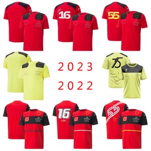 2023 2022 Team T-shirts Ny bästsäljande F1 Formel One T-shirts Racing andningsbara snabbtorkande T-shirts anpassade för män och kvinnor