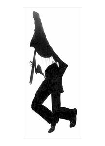 都市のロバート・ロンゴの男性フランクペインティングポスタープリント家の装飾フレームまたはフレームなしのポピパーマテリアル9077077