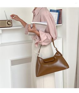 Duffel Bags Senior Sense Soft Leather One Shoulder Bag Fashion Temperament All-in-One Retro Handtasche Pendeln Unterarm