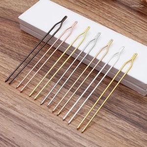 Haarspangen 10 teile/los 125mm Haarnadel Blank Metall Gabel Handgemachte DIY Hairwear Zubehör Für Frauen