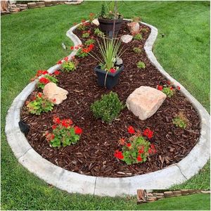 Garden Decorations Manufacturing Diy Paving Mold Reusable Concrete Cement Brick Design Road Yard Soil Path Plaster Dhtyb