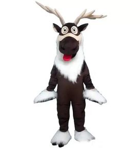 Halloween Performance Reindeer Long Mascot Costumes Carnival Hallowen gåvor Vuxna Fancy Party Games Outfit Holiday Celebration Cartoon Character Outfits