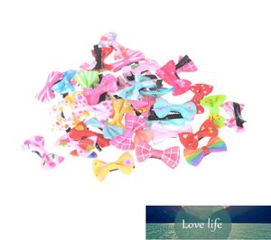 10st Colorful Barrettes Pet Dog Ribbon Hair Clip Bows Girls Dog Hairpins Hair Accessories Hairgrip Headwear Factory Expert 5568607