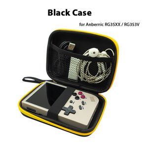 Cases Covers Bags Black Bag for Anbernic RG35XX for RG353V Retro Handheld Game Player Black Case of Video Game Console Portable Mini Bag 230404