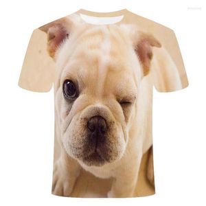 T-Shirts für Herren, Sommer, süßer Hund, 3D-Bilder, Damen, Kinder, Mode, Persönlichkeit, T-Shirt, Eltern-Kind, kurze Ärmel