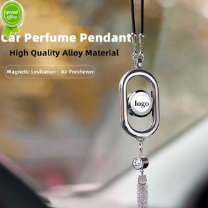 New Car Diy Alloy Fragrance Pendant Air Freshener Rearview Mirror Pendant Car Essential Oil Diffuser Perfume Interior Decoration