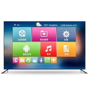 Topp TV 32/43/50/55/65 75 TV Inch Inch Ultra HD 4K Smart TV Monitor med BT LED -tv