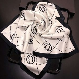 Women Designer silk Scarf fashion brand wrap Head scarfs square silk twill Pashmina Scarves shawl gift Easy to match Soft Touch size 70*70CM