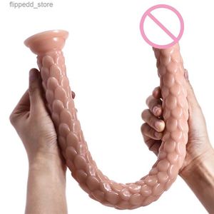 Other Massage Items Super Long Anal Plug Huge Anus Backyard Buttplug Silicone Dildo Prostata Massage Adult Sex Toys for Women Men Erotic SM Products Q231104