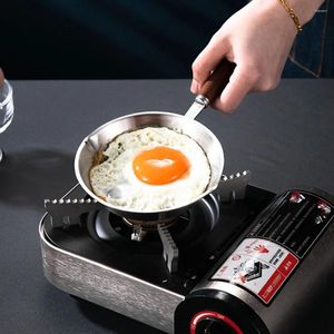 Tavalar Yağı Isıtma Potu Çok Kullanım Yumurta Kızartma Tavası Paslanmaz Çelik Gıda Elveriş