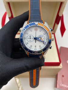 男性のための腕時計2023新しいメンズオメガ時計直径すべてのダイヤルワーククォーツウォッチトップラグジュアリーブランドBrei A9