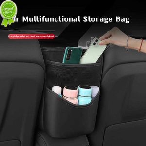 New New Car Leather Seats Storage Pocket Between Universal Car Seat Gap Storage Bag Organizer Hanging Auto Net Pocket Handbag Holder