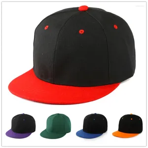 Top kapaklar yama renk snapback cap erkekler takım beyzbol şapkası kadınlar için düz saplı hip hop şapkaları plaj sporları