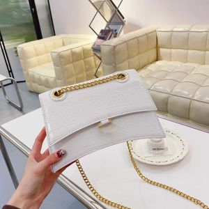Designer Bag Crossbody HandBag Crocodile Chain Wallet Womens Purses And Handbags Single Shoulder Or Satchel Mode Switching White