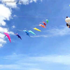 Kite Accessories free shipping Crocodile fish kite pendant soft kite string pilot inflatable kites kevlar cerf-volant papalotes cometas weifang Q231104