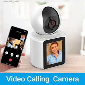 Monitores para bebês C31 Monitor para bebês Câmeras de vigilância wi-fi Proteção de segurança Recepção de vídeo bidirecional suporta cartão TF e armazenamento em nuvem Q231104